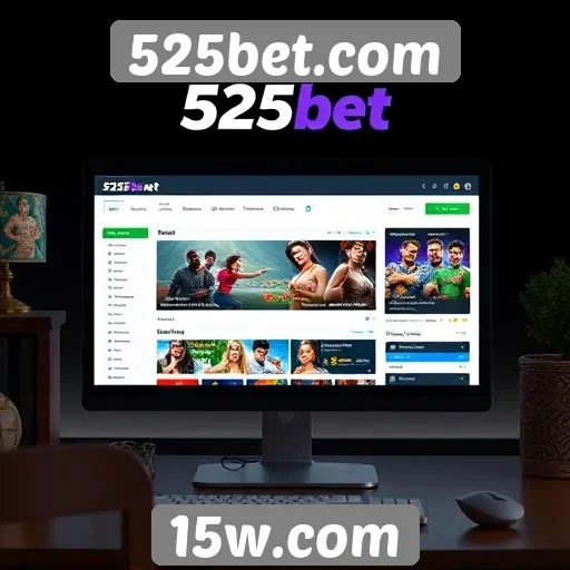 Análise da experiência do usuário no 525bet.com